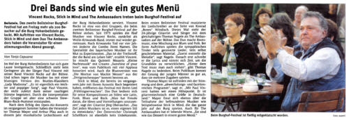 Marbacher Zeitung 20.08.07